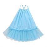 Children'S Dress Clothing Summer Princess Dress Solid Color Baby Sling Dress