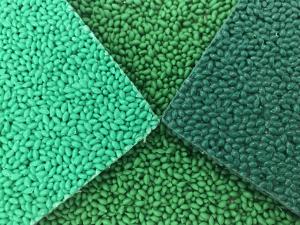 Wholesale Anti Ultraviolet Colored Green Rubber Granules Flooring from china suppliers