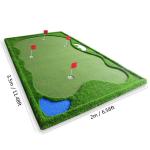 Factory OEM Portable Golf Putting Green Golf Mat Putting Anti-Water Rubber Mat