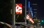 4G 5G P3mm 6000cd/M2 Street Light LED Screen 300W/M2