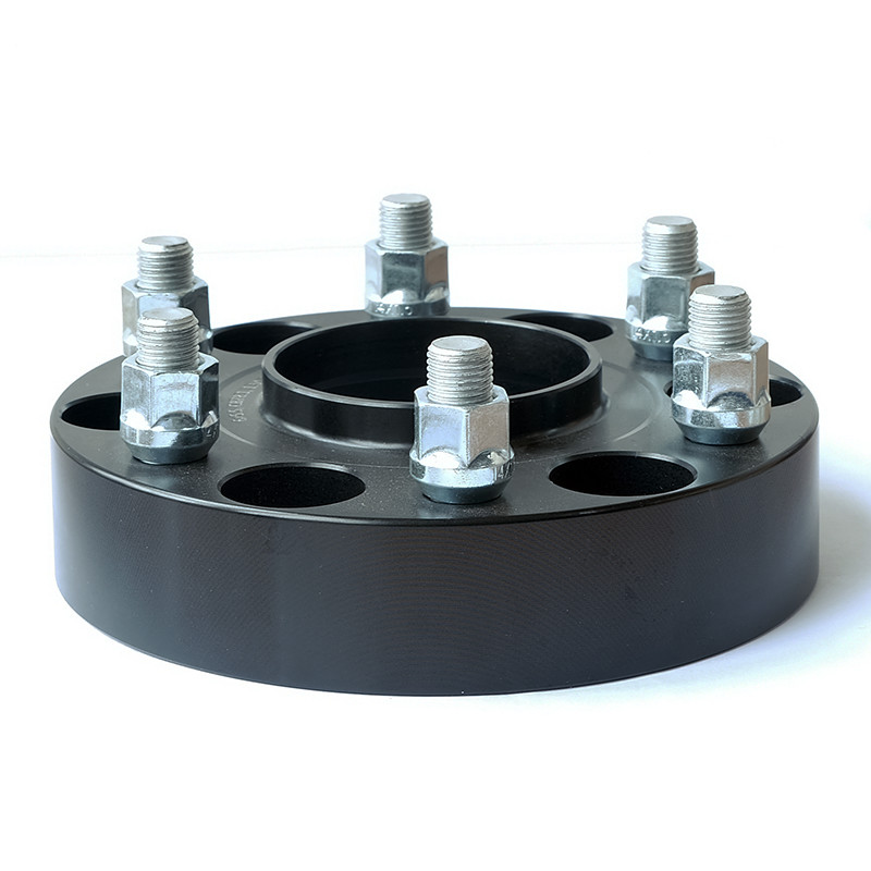 Black Hub Centric Spacers Custom Wheel Adapters For Repair High Strength