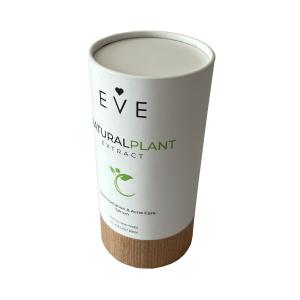 Wholesale Cylinder 200gsm Cardboard Paper Cans Packaging Box With Rolled Edge from china suppliers