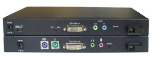 Wholesale KVM&amp; DVI+VGA Extender over fiber( stop production) from china suppliers