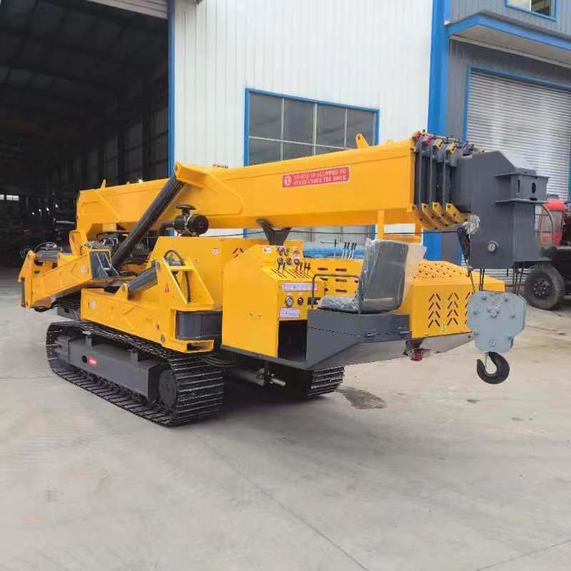 3-12ton Tracked Chassis Portable Lift Crane Remote Control Spider Crane for Sale