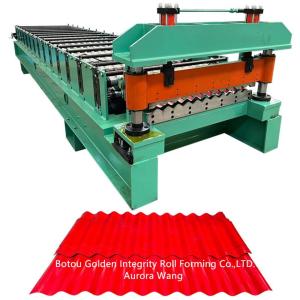 Wholesale Metal Corrugated Roof Sheet Roll Forming Machine Cold Galvanizing Line from china suppliers