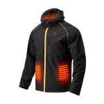 Windproof Electric Heated Jacket S-3XL Men Hooded Jacket