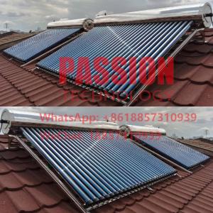 Wholesale 304 Presssure Solar Water Heater Pitched Roof Stainless Steel Solar Heating System from china suppliers