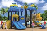 colorful plastic slide equipment children outdoor playground for school