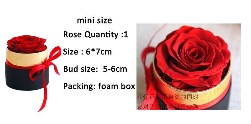 Preserved rose flower happy mothers day Preserved Flowers in Box