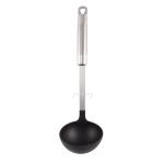 Kitchen tools utensils set with Nylon head Stainless steel handle fork ladle