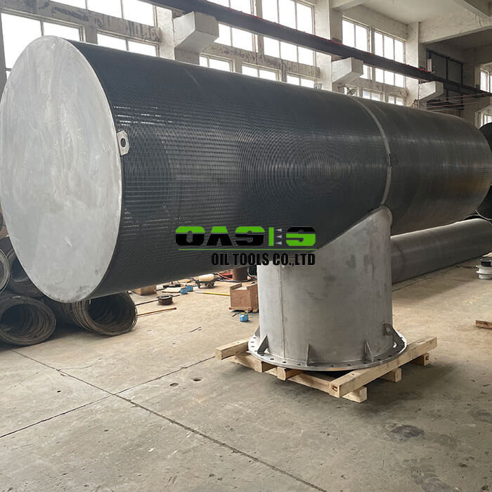 High Capacity 316L stainless steel Grade Wedge Wire Passive Intake Screen For liquid