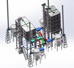 Professional Activated Carbon Plant Machinery PLC Control Reliable Performance