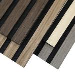 Acoustic Wood Wall Panels For Interior PET Felt Board Wooden Acoustical Slat