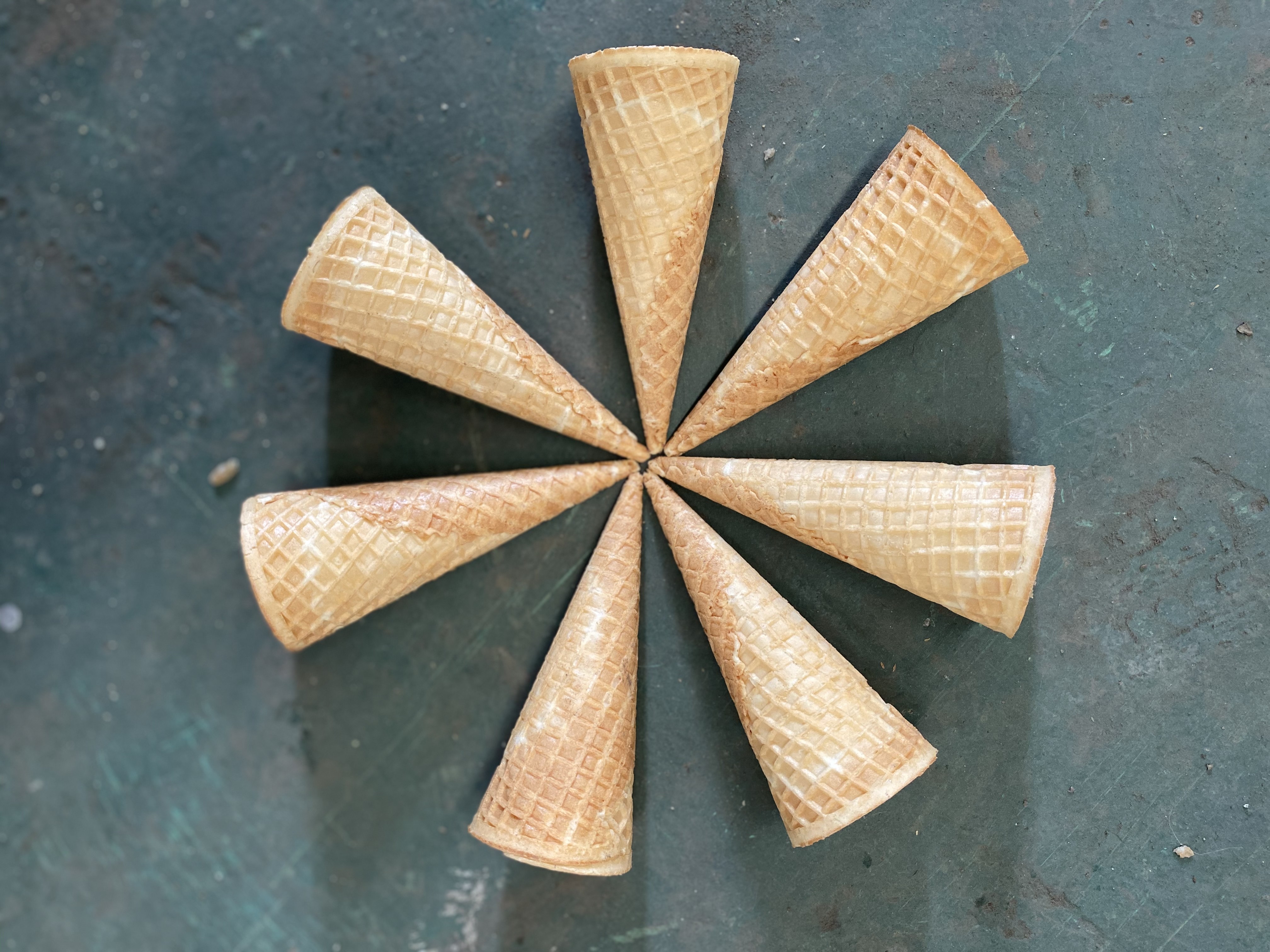 Tunnel 20kg/H Sugar Cone Baking Machine For Snack Food Factory