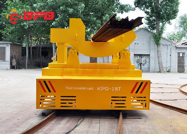 Unlimited Distance Motorized Rail Cart , Storage Battery Motorized Rail Cart