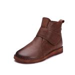 S417 2020 Autumn And Winter New Women'S Shoes Retro Handmade Leather Fashion