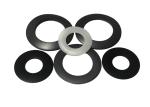 15MPa PTFE Ring Gasket , carbon fiber filled PTFE disc thickness 0.60mm
