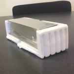 Aluminium Cubicle Name Holder Office Name Plates Custom Size
