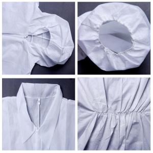 Wholesale Anti Static Flame Resistant Disposable Coveralls Superior Breathable Weight 50 - 65gsm from china suppliers