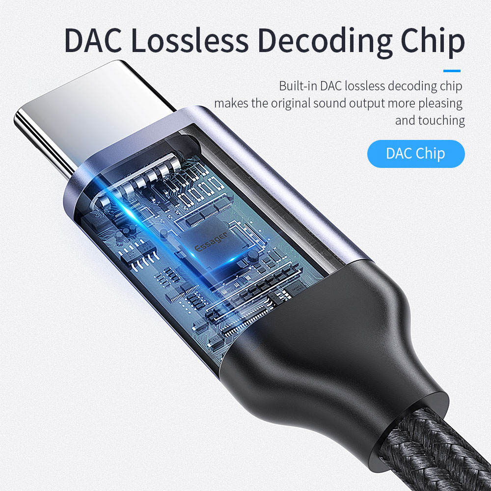 Type C To 3.5mm Jack AUX Adapter Cable For Huawei P30 P20 Pro Xiaomi Mi USB C To 3.5 Earphone Audio Converter