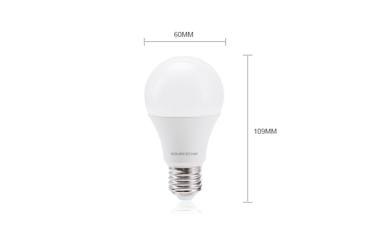 Wholesale high bright led bulbs 9W white