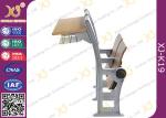 University / College Classroom Furniture Plywood Seating Steel Iron Leg