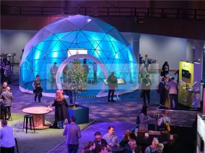 Wholesale Transparent Geodesic Event Dome Tent With Round Door Frame PVC For Events from china suppliers