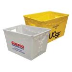 PP Corrugated Plastic Mail Tote Customized Waterproof Lightweight