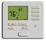 2 Heat 1 Cool HVAC Thermostat Heat Pump 24V With Blue Backlight