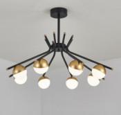 Wholesale 6heads Acrylic Iron Modern Pendant Light Indoor Decoration from china suppliers