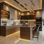 Modern Italy Lacquer Kitchen Cabinets Complete Sets - Smart Storage Units With