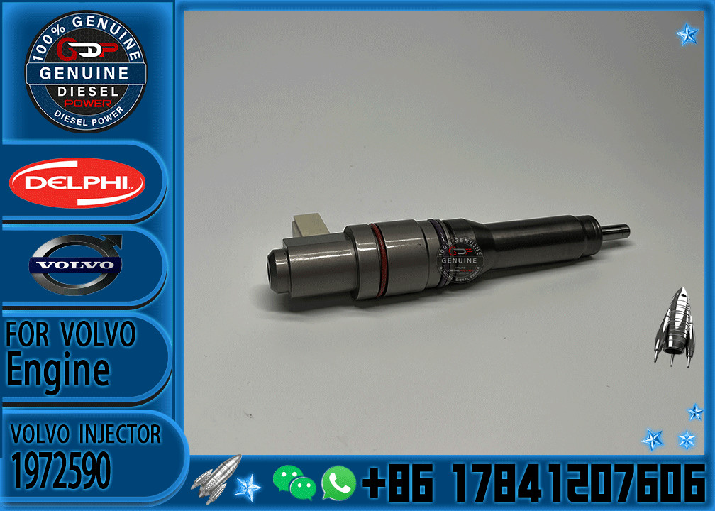 Diesel Fuel Injector common rail parts injector BEBJ1DO0003 1972591 BEBJ1DO1104 1972590 for VOLVO