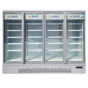 Wholesale Stylish Swing Upright Glass Door Fridge Commercial Beverage Refrigerator Glass Door from china suppliers