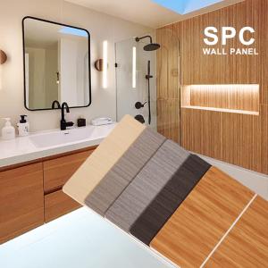 Wholesale SPC Wall Panel Hot Selling PVC Stone Plastic Cement Board Indoor Shower Room Decoration from china suppliers