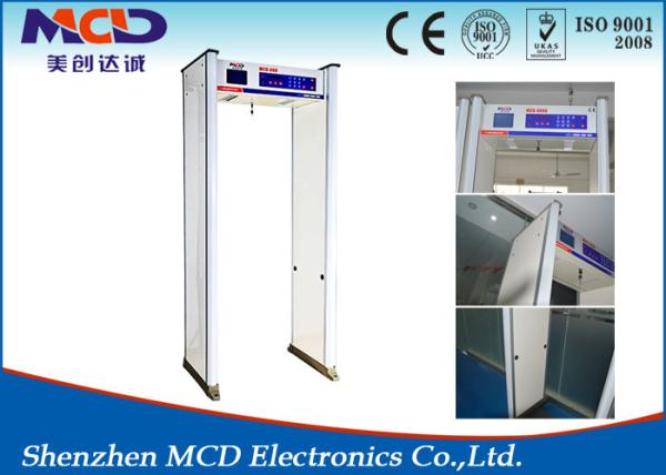 High Sensitive People Walking Through Door Frame Metal Detector For Security