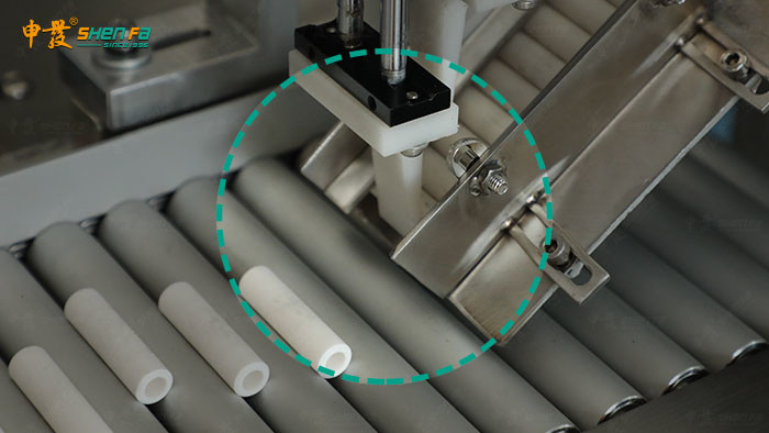 Ceramic Round Tube Single Color Automatic Screen Printing Machine Led Curing