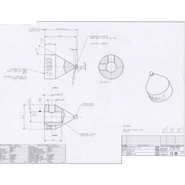 Durable Cemented Carbide Ball Roof Tip For Construction Projects