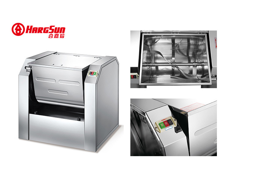 Durable 15kg Industrial Dough Machine 30 Litre 520*680*700mm with Flat / Round Blade