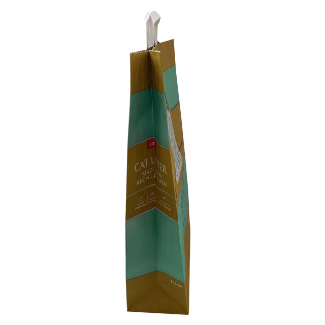 Custom Printing 6L 10L Heat Sealed Biodegradable Cat Litter Bags Wear Resistance