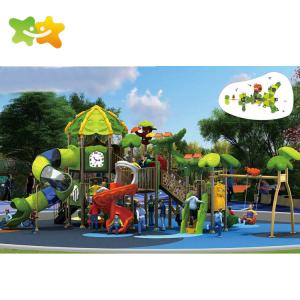 Wholesale Children Outdoor Playground Equipment Plastic Playground Slide Swing Set from china suppliers