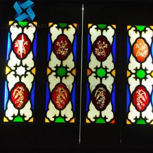 Wholesale Luxury Decorative Stained Glass Panels Crystal Art Glass For Door from china suppliers
