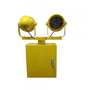 China Location Markers Airport Rotating Beacon White And Yellow 24 Flashes Per Minute 25000cd on sale