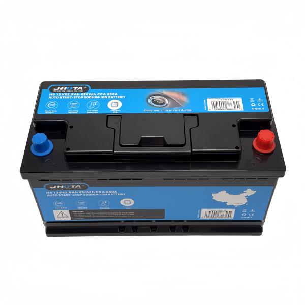 Eco-Friendly Driving H8 12V 52.5Ah CCA 850A Start-Stop Battery BMS Protection
