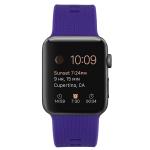 Custom Waterproof 38 42mm Silicone Wrist Watch Band Soft For Apple Watch