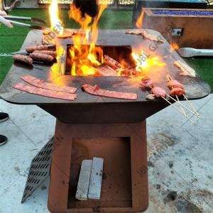Wholesale 2mm thick Outdoor Charcoal Bbq Grill For Cooking weather Resistance from china suppliers