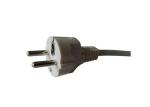 Outdoor Extension Power Cord European Plug Black Pvc Material Vde Standard