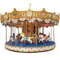 Electric City Park Carousel Fair Carousel Ride For Kids 1 Year Warranty
