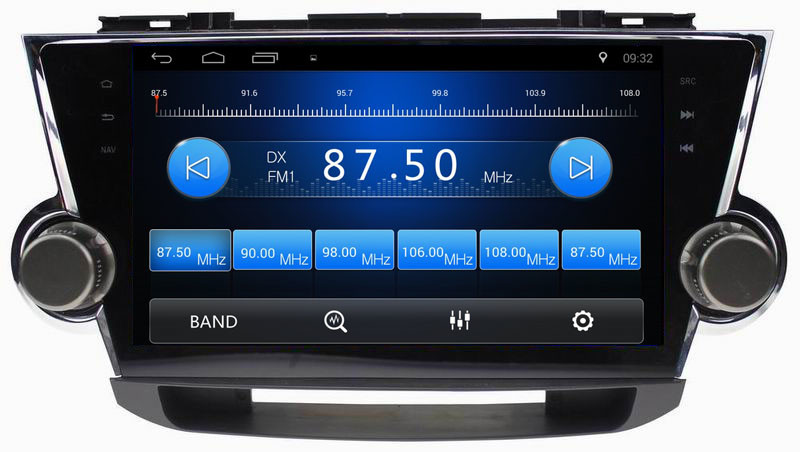 Ouchuangbo car radio multi media touch screen for Toyota Highlander 2011-2014 with USB SWC 1080 gps navi android 8.1