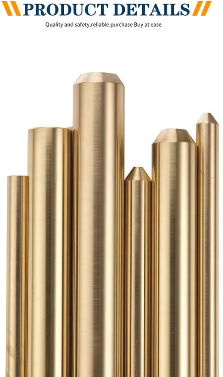 ASTM B16 C36000 Copper Round Bars Free Cutting Brass Rod For Industry