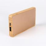 Smartphone Wireless 6000mAh Wooden Portable Charger Li - Ion Battery Type